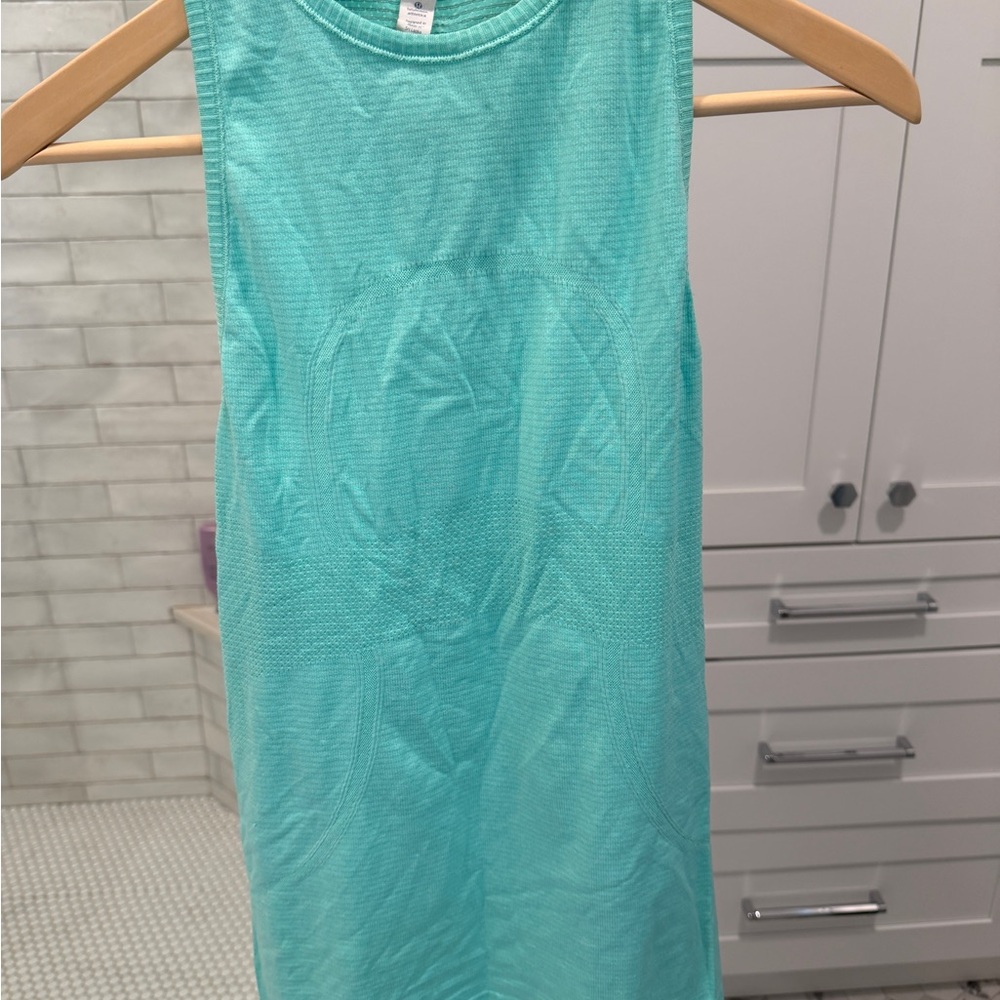 lululemon athletica Turquoise Tank Top